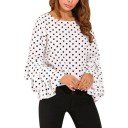 Damebluse med prikker Jennifer 2