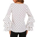 Damebluse med prikker Jennifer 3
