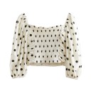 Damebluse med prikker Millie 1