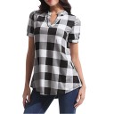Damebluse med ternet mønster, Laura 4