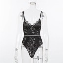 Damebody i blonde med smalle stropper B794 1