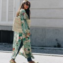 Damecardigan med blomsterprint 5