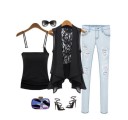 Damecardigan med blonde A1446 2