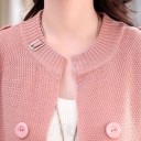 Damecardigan med knapper A2338 1
