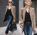 Damecardigan med leopardprint 2
