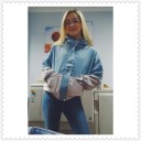 Damefløjlsjakke J783 2