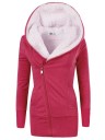 Damefrakke med pels P2475 2