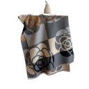 Damehal 185 x 65 cm Polyesterhal med enkelt mønster Let elegant modeaccessory Stilfuld behagelig hal til hverdagsbrug i alle årstider 4