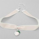 Damehalskæde med choker og vedhæng 5