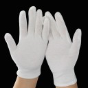 Damehandsker hvide - 6 par 2
