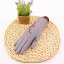 Damehandsker med blomster 8