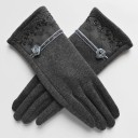 Damehandsker med blonder J3119 1