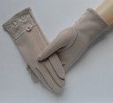 Damehandsker med blonder J3119 3