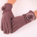 Damehandsker med pompon J822 5