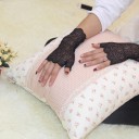 Damehandsker uden finger i blonde J1117 5