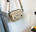 Damehåndtaske i lærred M1238 7