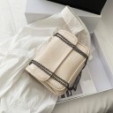 Damehåndtaske med slangemønster M677 2