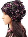 Damehue med blomsterdesign 6