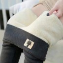 Dameisolerede leggings med kat 4