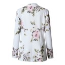 Damejakke med blomster F382 1