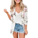 Damejakke med blomster F382 2
