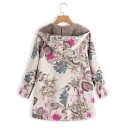 Damejakke med blomster 1