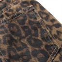 Damejeans med leopardmønster Lommer 100% Bomuld Stilfulde moderne bukser Dyreprint Casual fashion stykke 5
