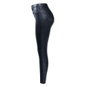 Damejeans med leopardprint i imiteret læder 2