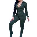 Damejumpsuit med bælte A1946 5