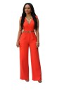 Damejumpsuit med bælte -J551 3