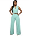 Damejumpsuit med bælte -J551 5