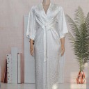 Damejumpsuit med bindebånd 4
