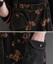 Damejumpsuit med blomster A2546 5