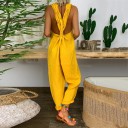 Damejumpsuit med blomster 2