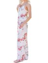 Damejumpsuit med blomstermønster J1834 6