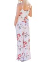 Damejumpsuit med blomstermønster J1834 8