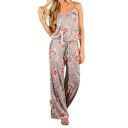 Damejumpsuit med blomstermønster J1834 9