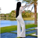 Damejumpsuit med blonder B851 2