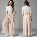 Damejumpsuit med brede ben 5
