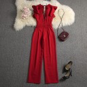 Damejumpsuit med dyb halsudskæring B832 4