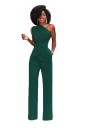 Damejumpsuit med én skulder 6