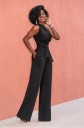 Damejumpsuit med én skulder 1