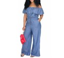 Damejumpsuit med flæser A2001 5