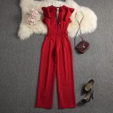 Damejumpsuit med flæser A2030 3
