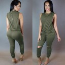 Damejumpsuit med hullede knæ 1