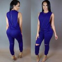 Damejumpsuit med hullede knæ 3