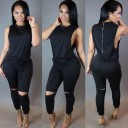 Damejumpsuit med hullede knæ 7