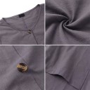 Damejumpsuit med knapper og lommer 2