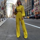 Damejumpsuit med pufærmer A2159 6