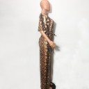 Damejumpsuit med slangemønster B865 4